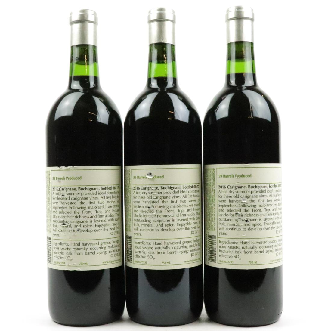 Image for Ridge Buchignani Ranch Carignane 2016 Alexander Valley