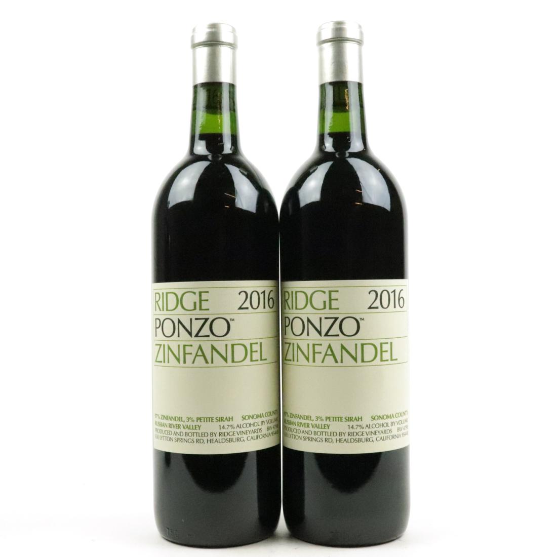 Image for Ridge Ponzo Zinfandel 2016 Russian River Valley