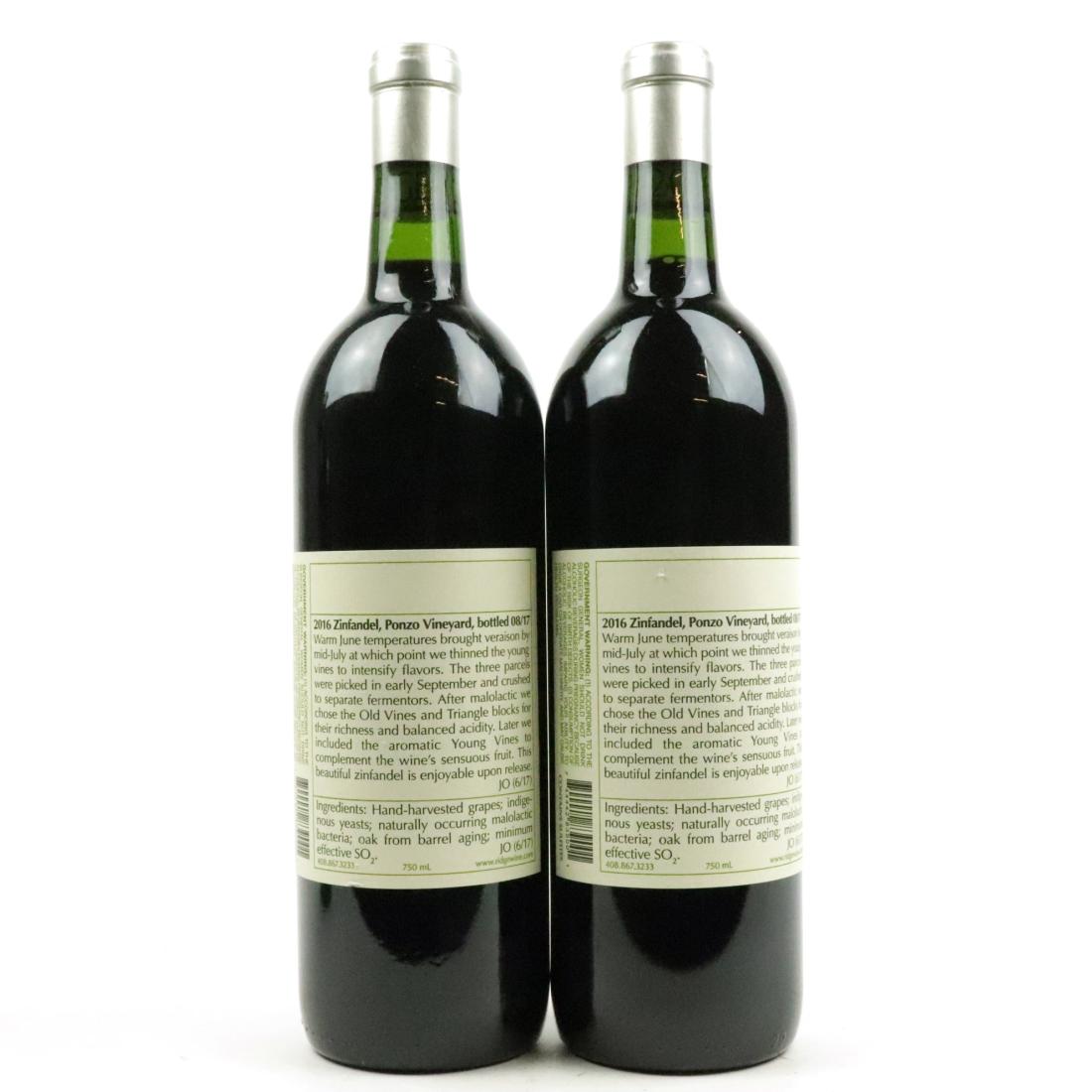 Image for Ridge Ponzo Zinfandel 2016 Russian River Valley