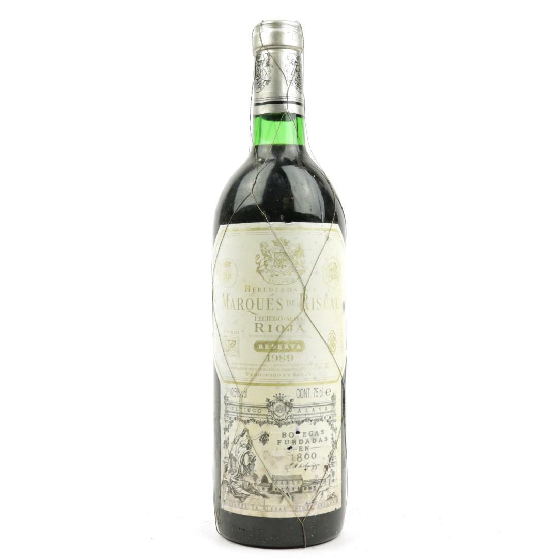Image for Marques De Riscal 1989 Rioja Reserva
