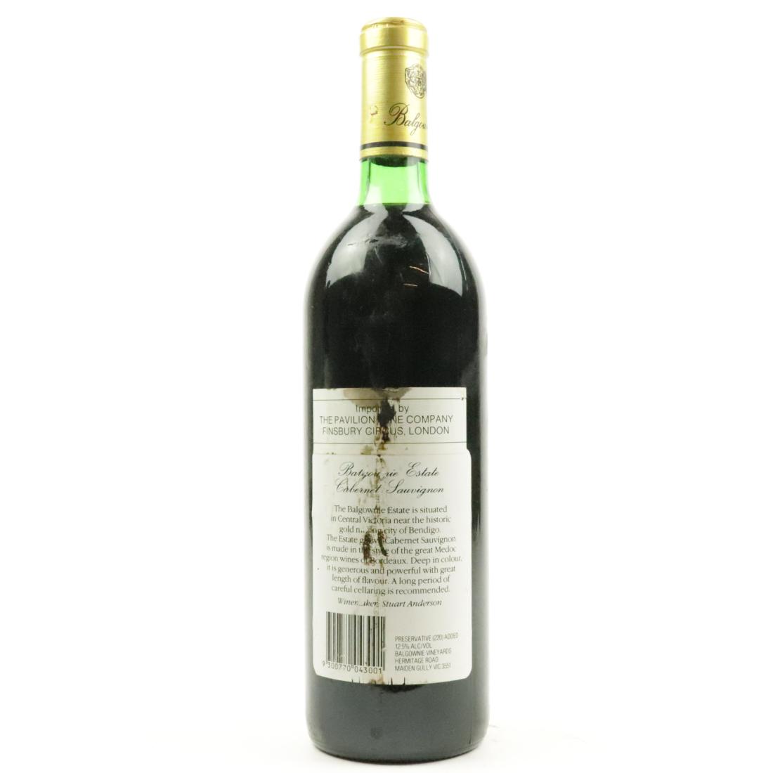 Image for Balgownie Cabernet Sauvignon 1988 Victoria
