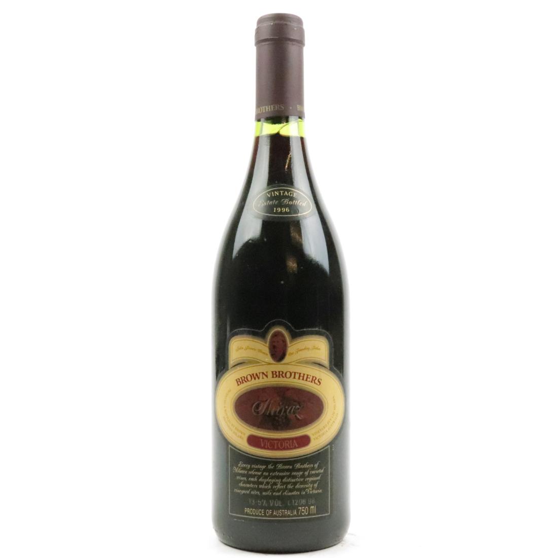 Image for Brown Bros Syrah 1996 Victoria