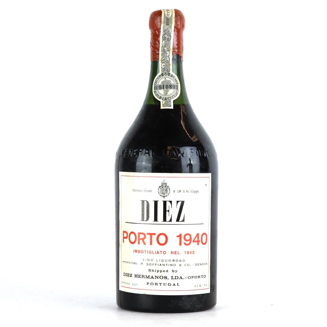 Image for Diez 1940 Vintage Port