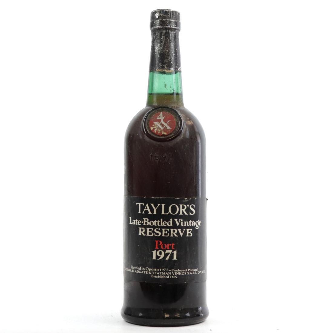 Image for Taylor's 1971 LBV Reserve Port