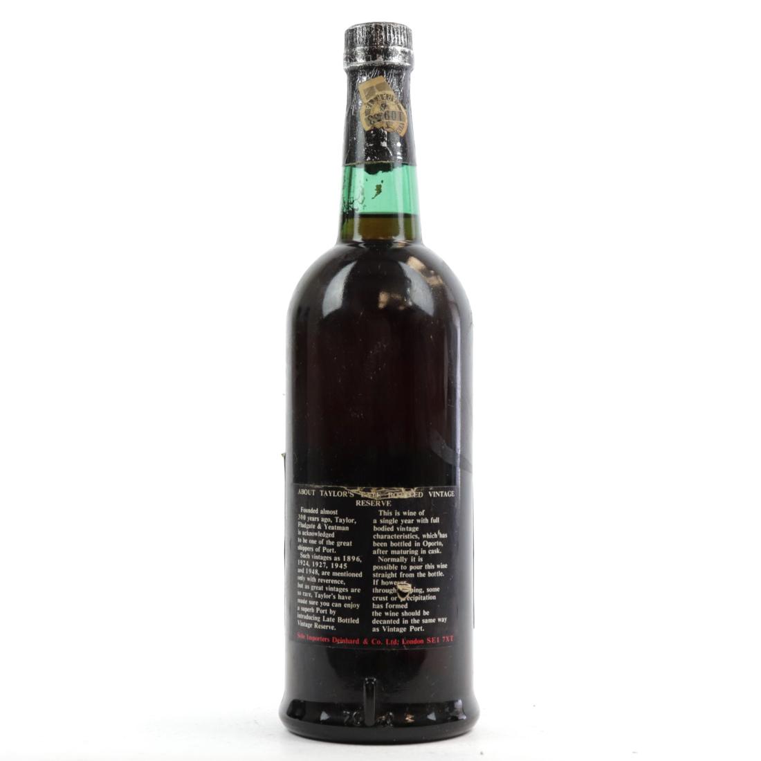 Image for Taylor's 1971 LBV Reserve Port