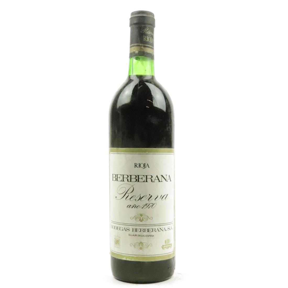 Image for Berberana 1970 Rioja Reserva