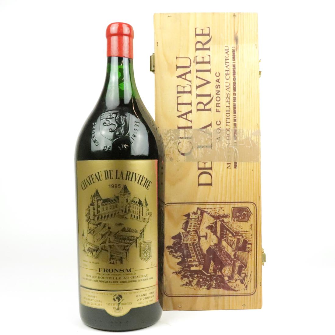 Image for Ch. De La Riviere 1985 Fronsac 300cl / OWC