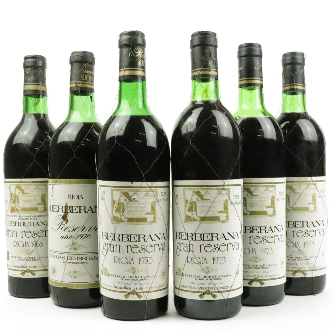 Image for Berberana 1966, 1970 & 1973 Rioja Reserva & Gran Reserva