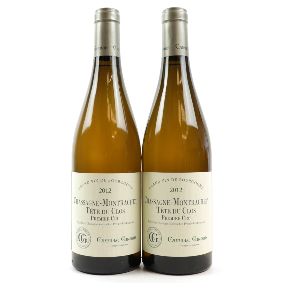 C.Giroud Tete Du Clos 2012 Chassagne-Montrachet 1er-Cru 2x75cl