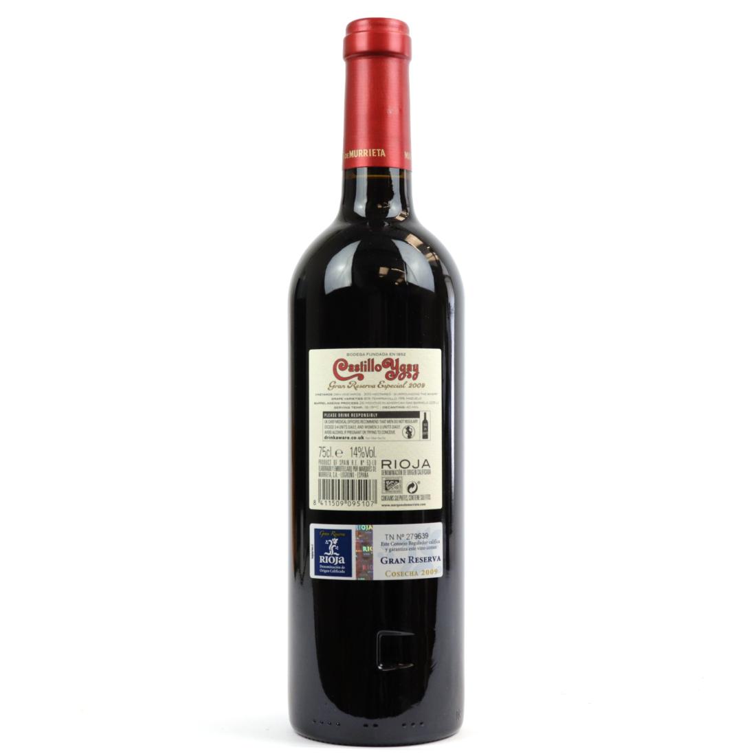 Image for Marques De Murrieta Castillo Ygay 2009 Rioja Gran Reserva Especial
