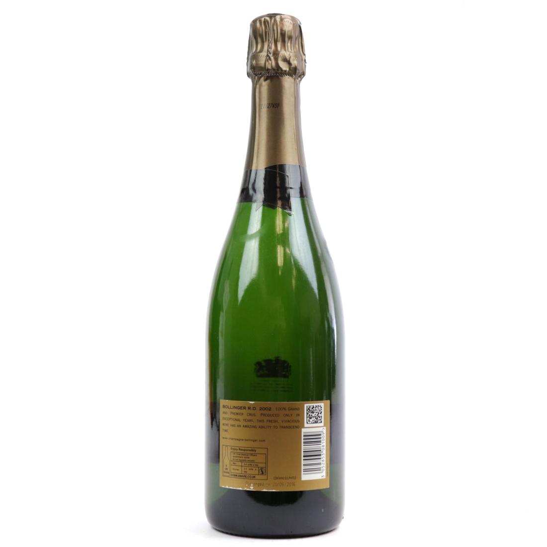 Image for Bollinger R.D. Extra Brut 2002 Vintage Champagne