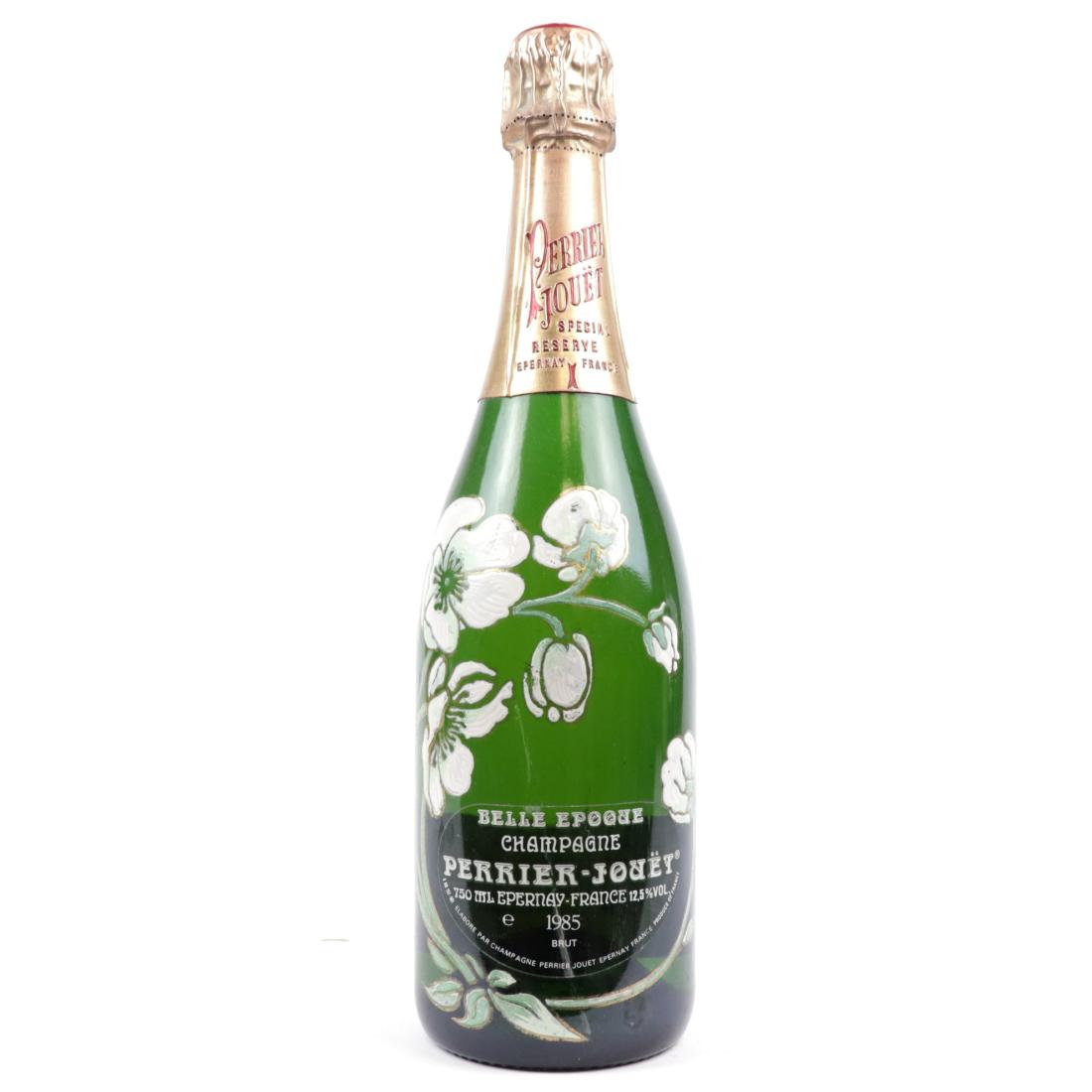 Image for Perrier-Jouet Grand Brut 1985 Champagne & 2 Branded Flutes