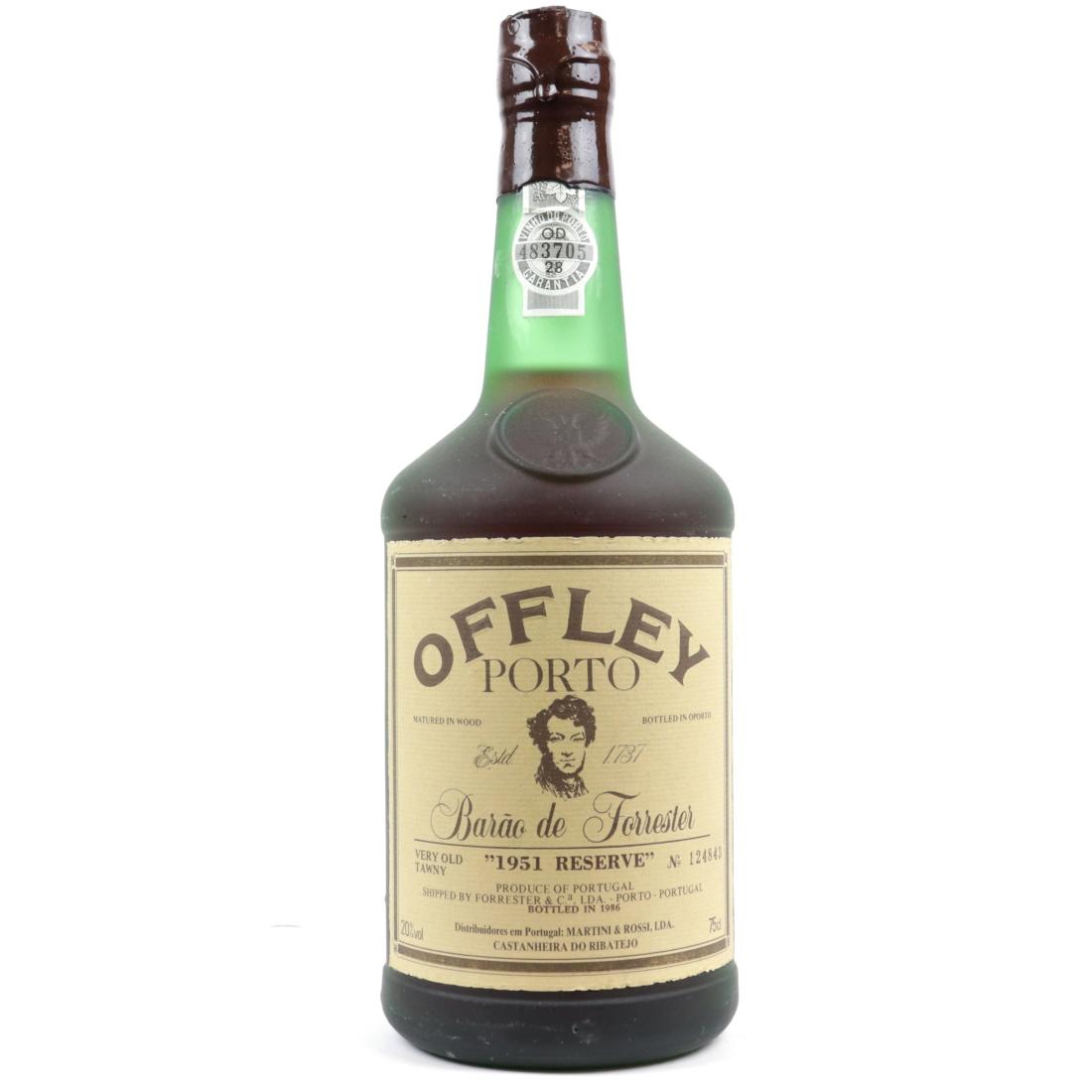 Image for Offley Barao De Forrester 1951 Reserve Tawny Port