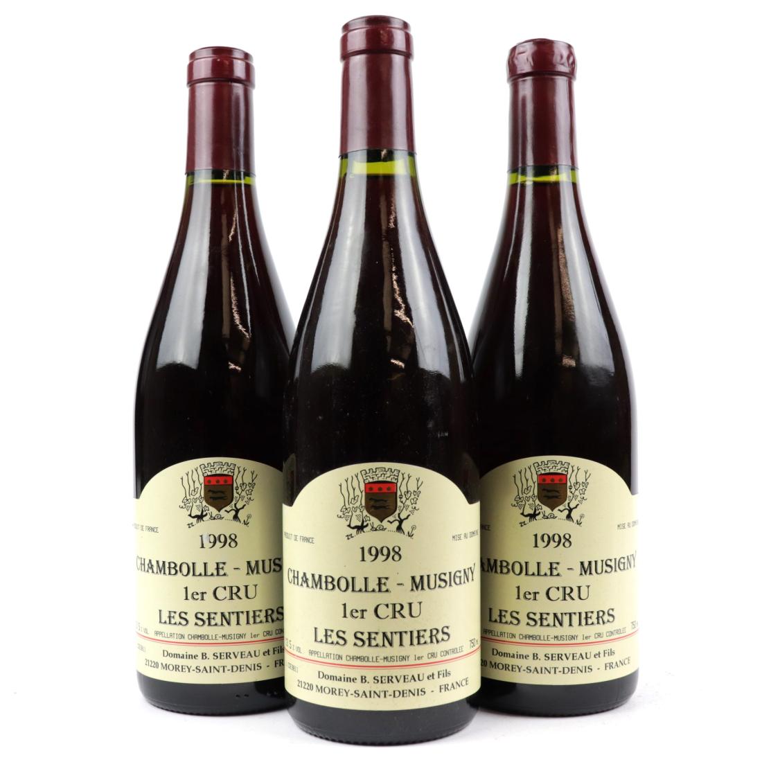 Image for Dom. B.Serveau Sentiers 1998 Chambolle-Musigny 1er-Cru
