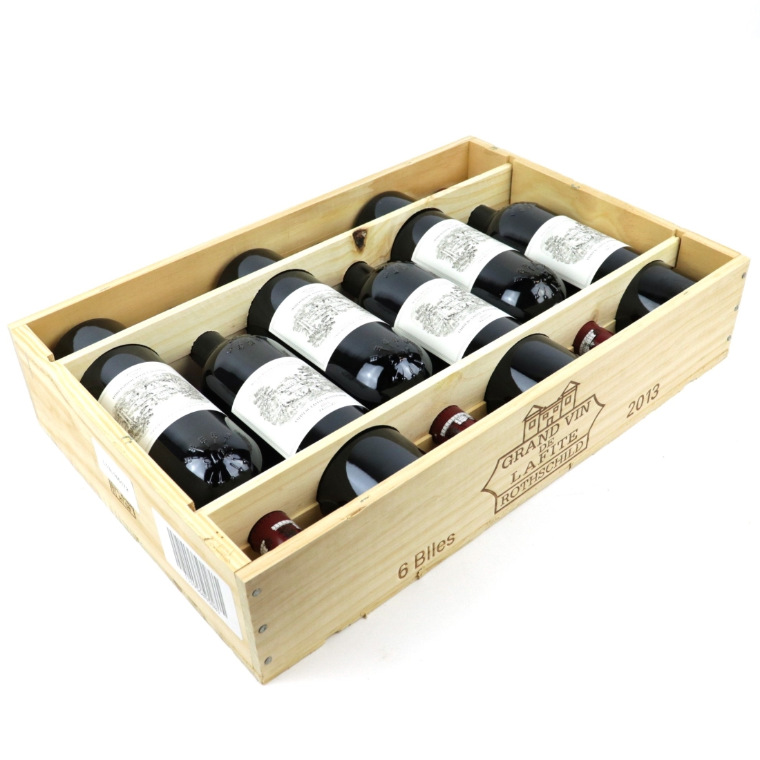 Ch. Lafite-Rothschild 2013 Pauillac 1er-Cru 6x75cl / Original Wooden Case