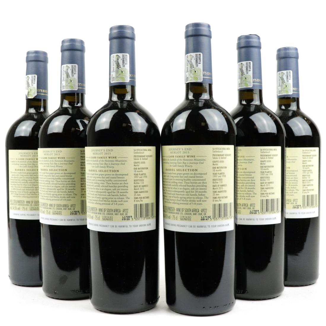 Image for Journey's End Merlot 2015 Stellenbosch