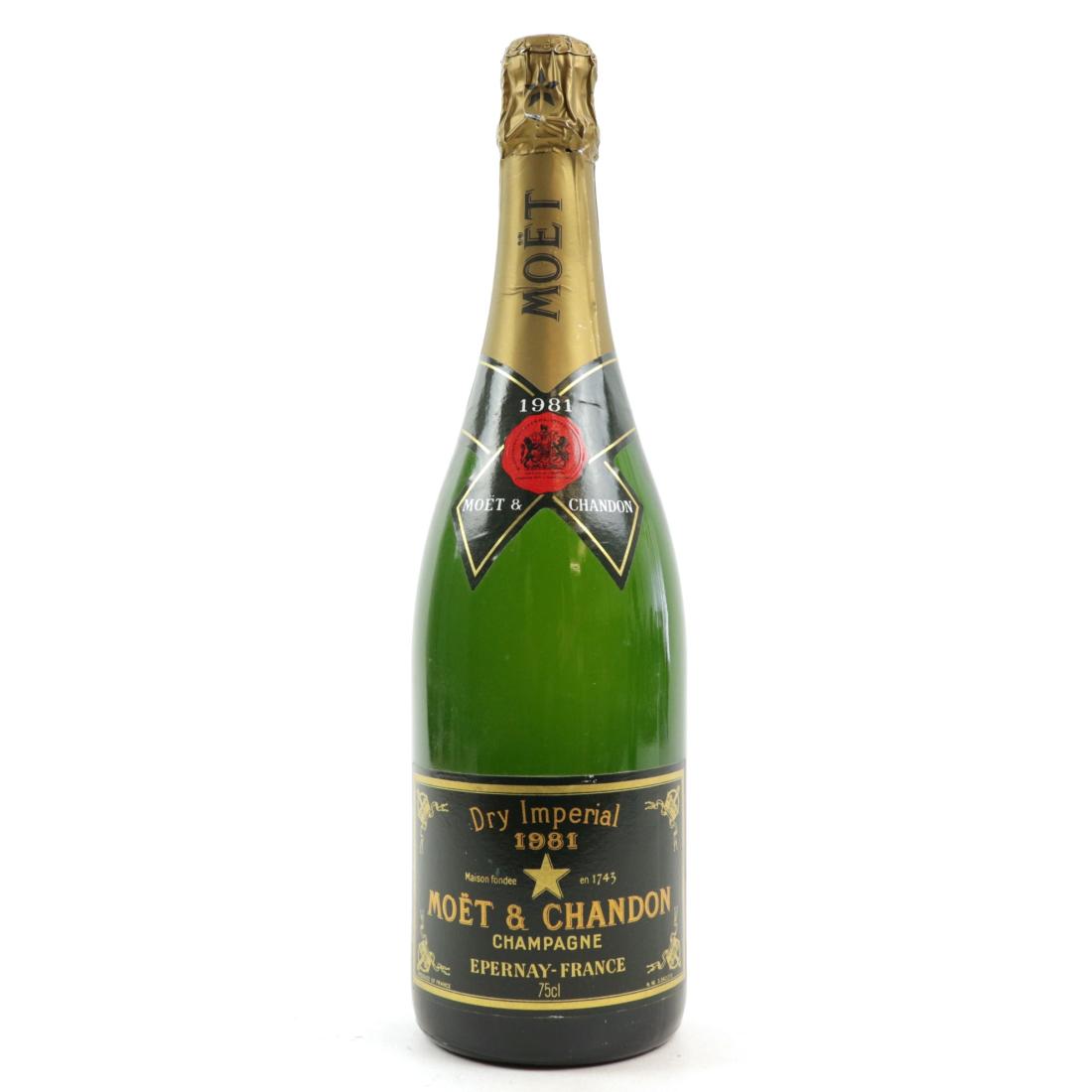 Moet & Chandon Dry Imperial 1981 Vintage Champagne Wine | Wine