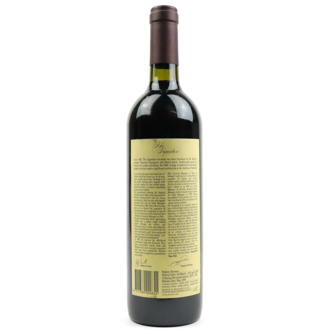 Image for Yalumba Signature Cabernet Sauvignon Shiraz 2005 Barossa