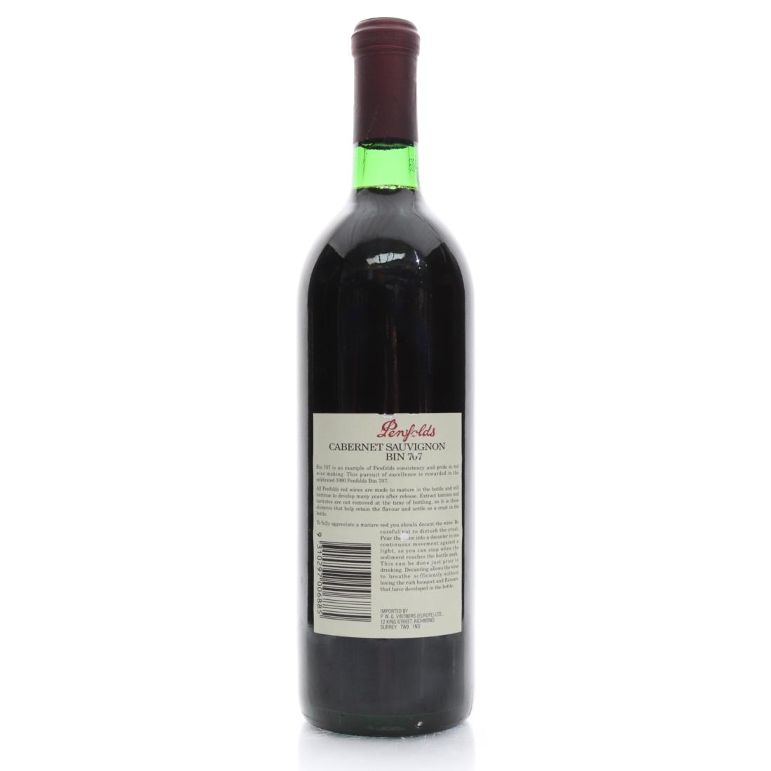 Image for Penfolds Bin 707 Cabernet Sauvignon 1990