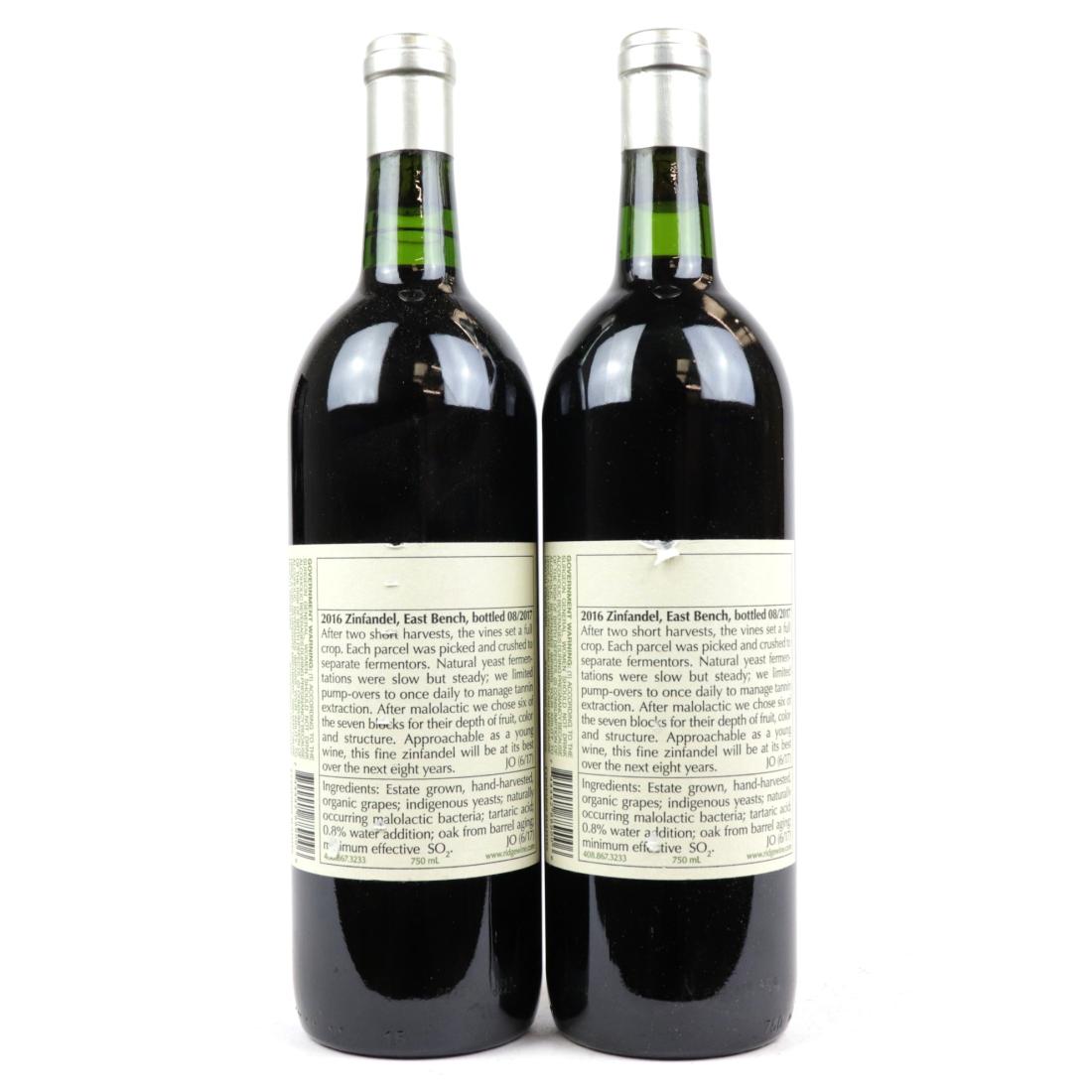 Image for Ridge East Bench Zinfandel 2016 Sonoma
