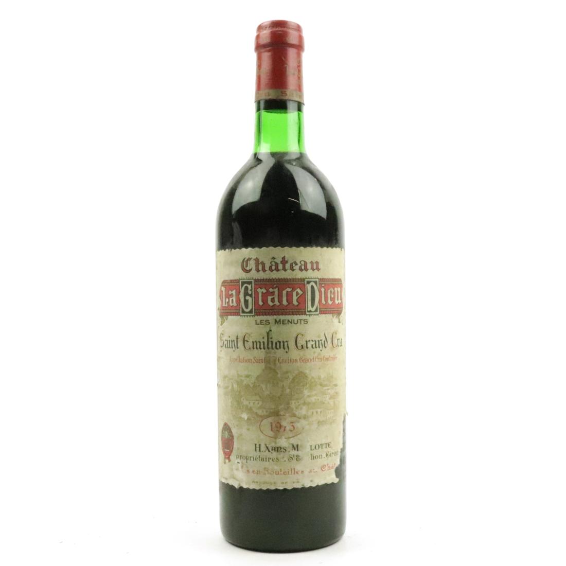 Image for Ch. Haut La Grace Dieu 1975 St-Emilion Grand Cru