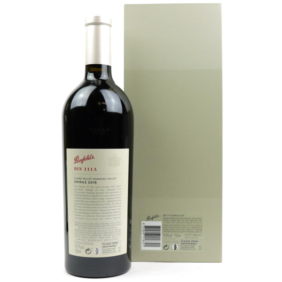 Image for Penfolds Bin 111A Shiraz 2016 Clare & Barossa