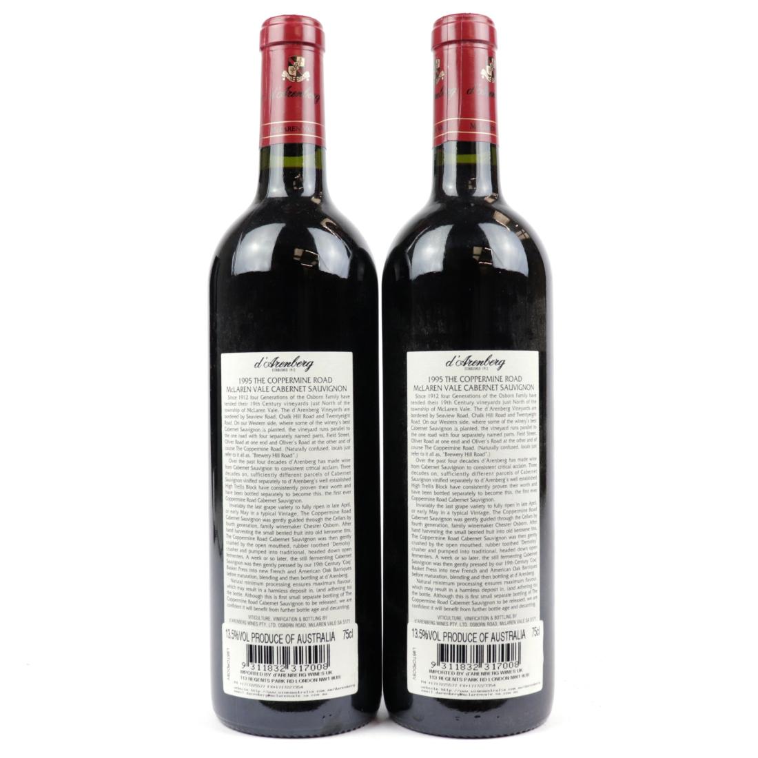 Image for D'Arenberg Coppermine Road Cabernet Sauvignon 1995 McLaren Vale