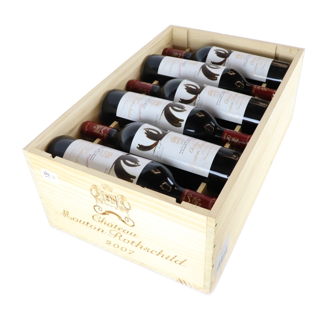 Ch. Mouton-Rothschild 2007 Pauillac 1er-Cru 12x75cl / Original Wooden Case