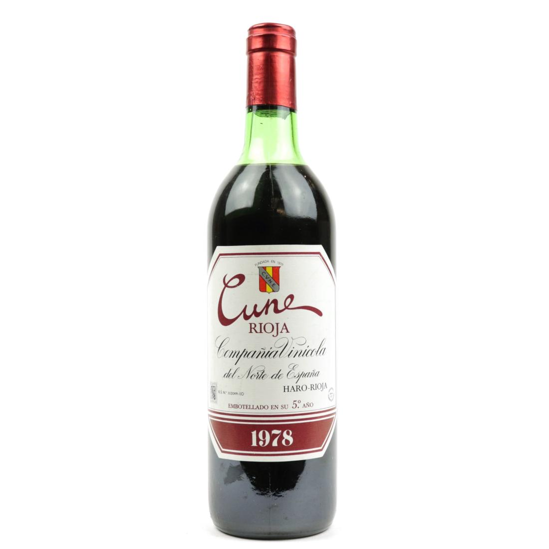 Image for CVNE Cune 1978 Rioja Crianza