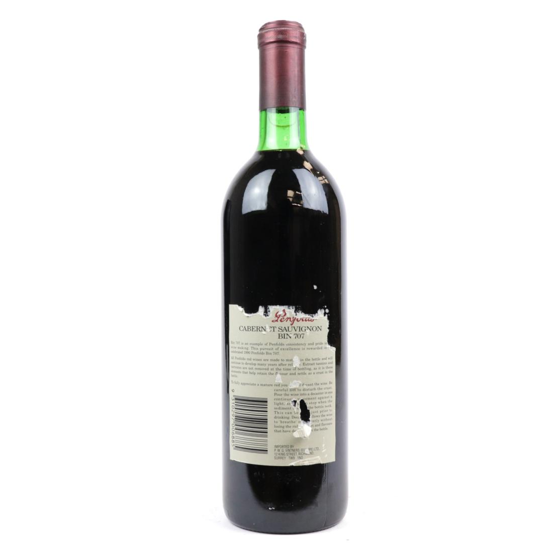 Image for Penfolds Bin 707 Cabernet Sauvignon 1990