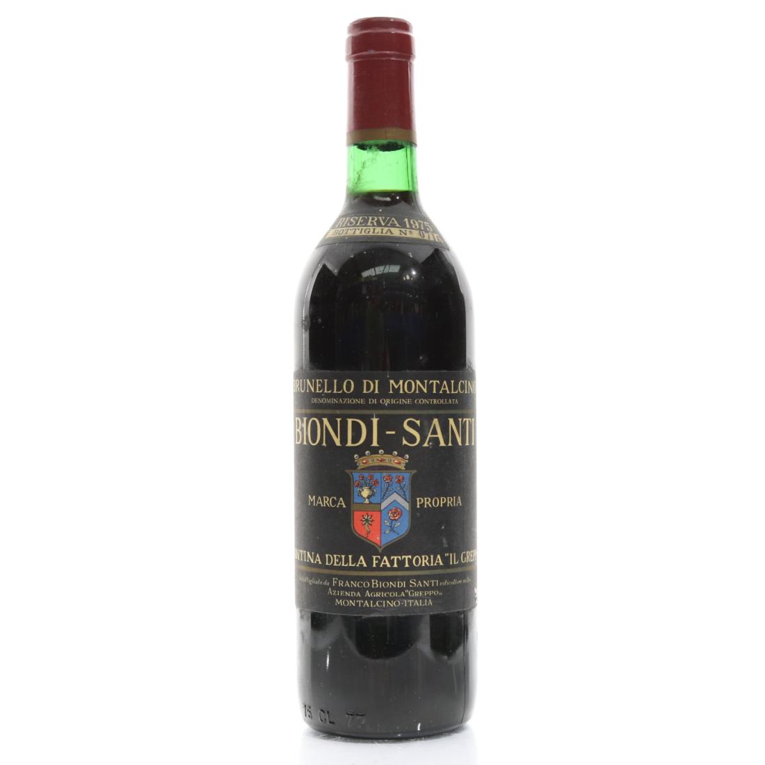 Image for Biondi-Santi 1975 Brunello di Montalcino Riserva