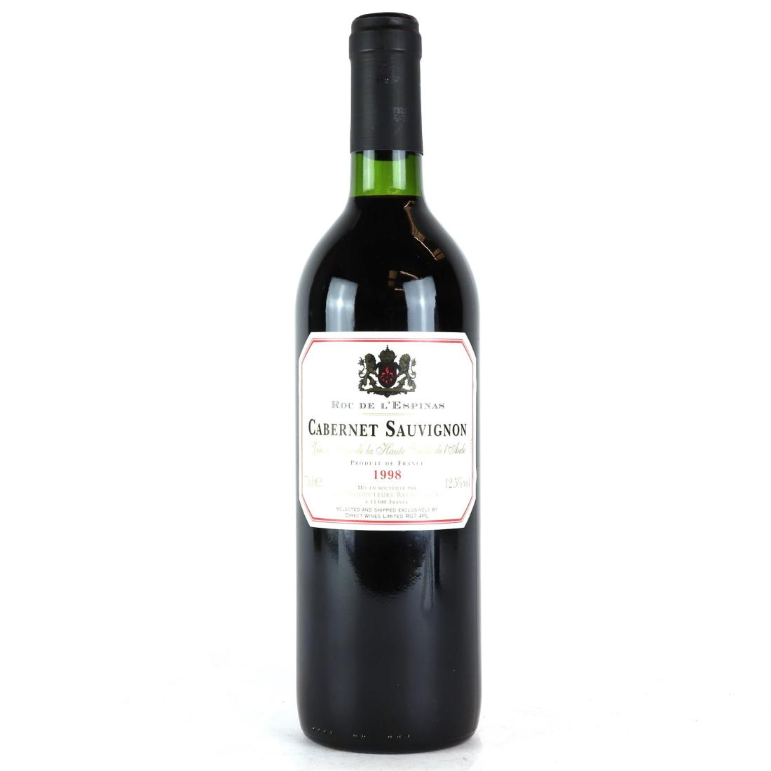 Image for Roc De L'Espinas Cabernet Sauvignon 1998 Vin-De-Pays De La Haute Vallee De L'Aude