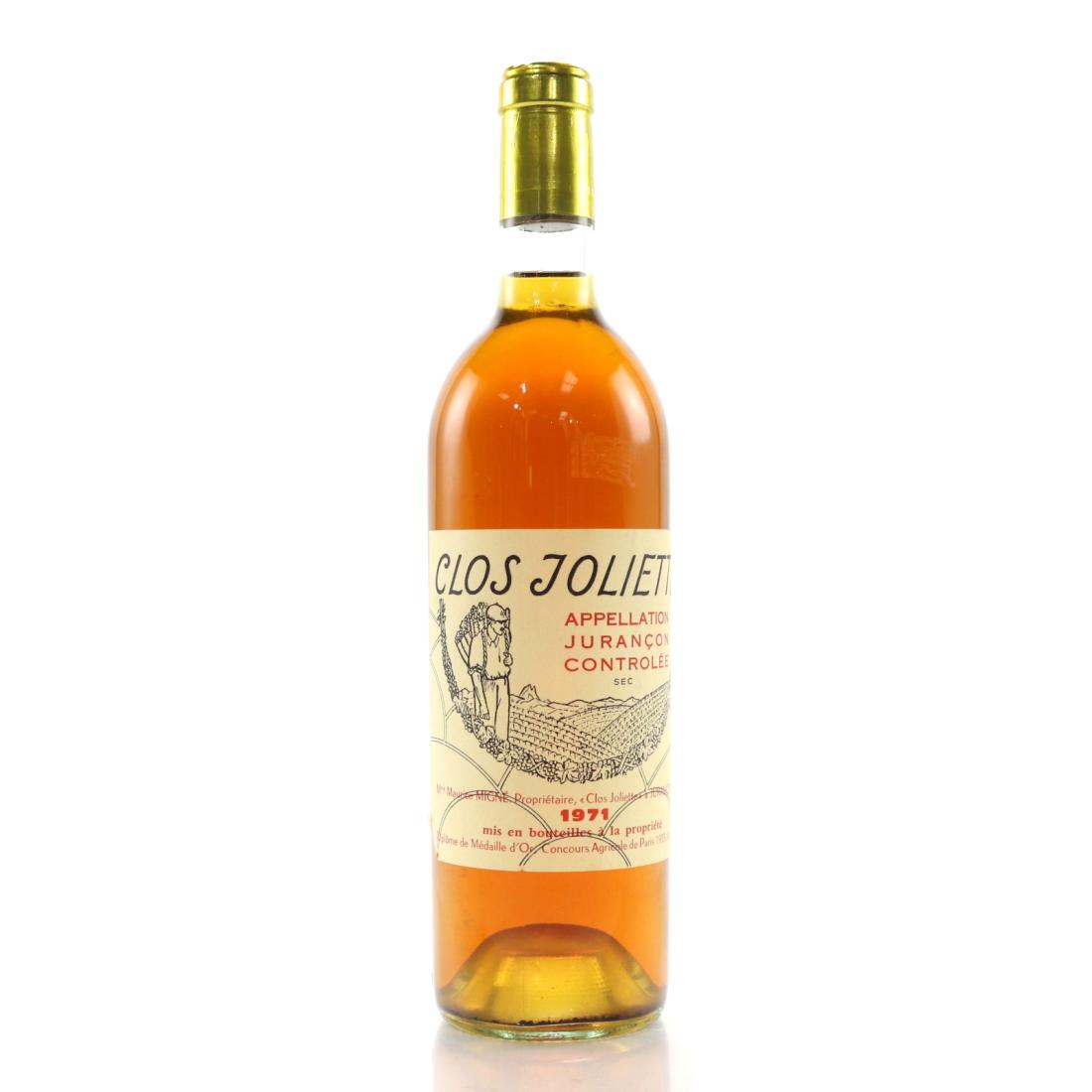Image for Clos Joliette 1971 Jurancon Sec