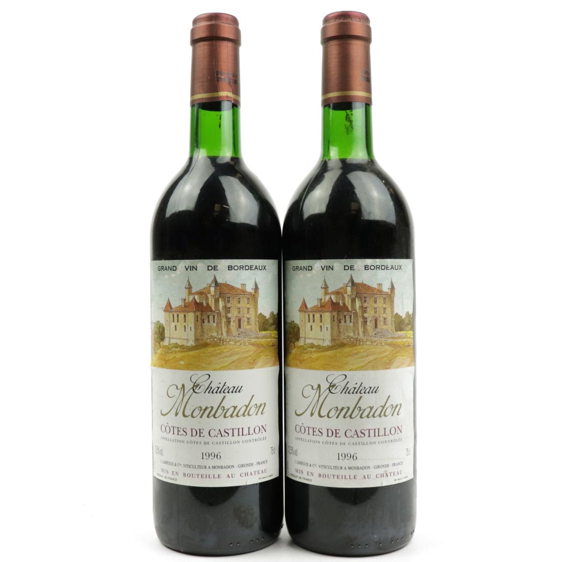 Image for Ch. Monbadon 1996 Côtes De Castillon