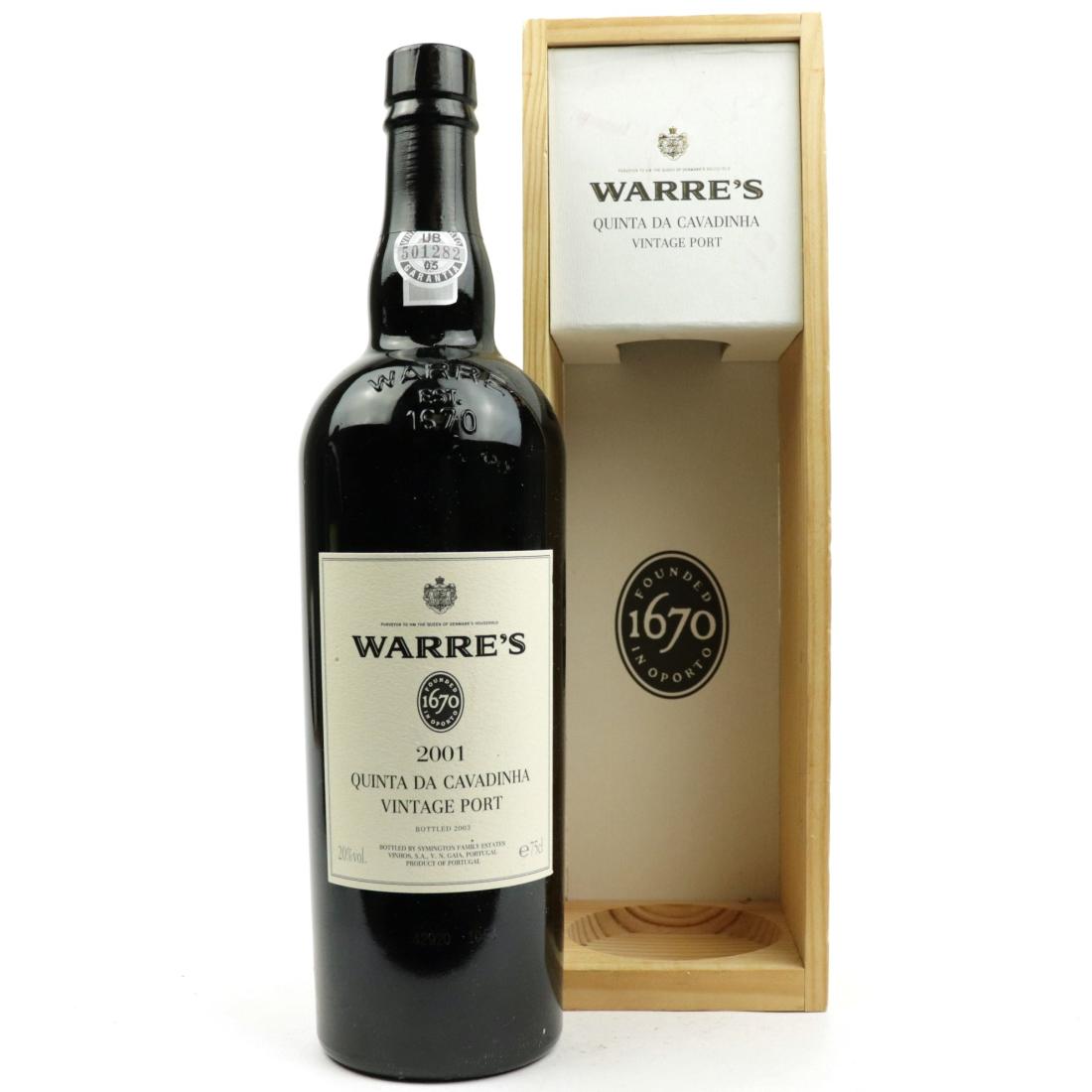 Image for Warre's Quinta Da Cavadinha 2001 Vintage Port