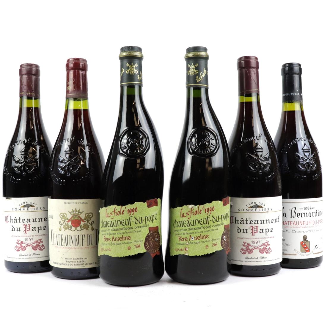 Assorted Chateauneuf-Du-Pape 6x75cl