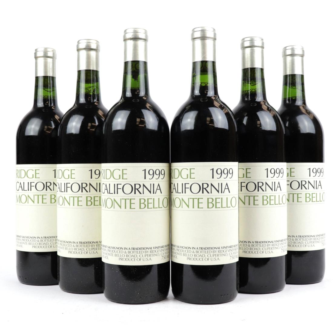 Image for Ridge Monte Bello 1999 Santa Cruz Mountains 6x75cl / OWC