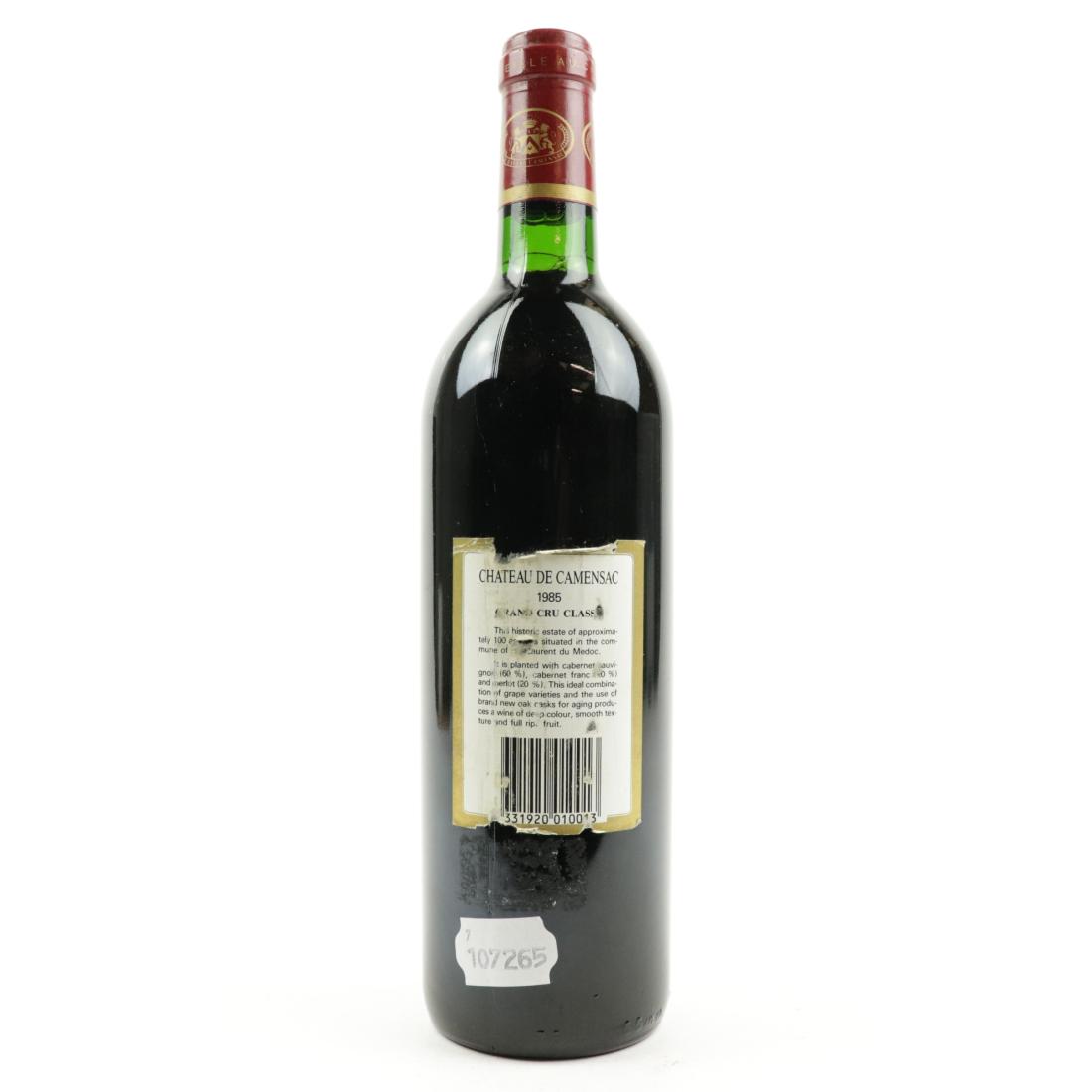 Image for Ch. De Camensac 1985 Haut-Medoc