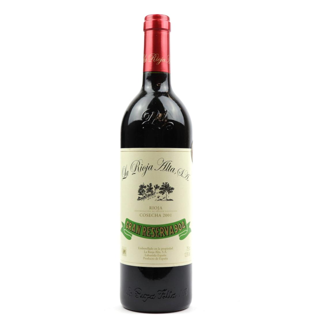 Image for La Rioja Alta 904 2001 Rioja Gran Reserva