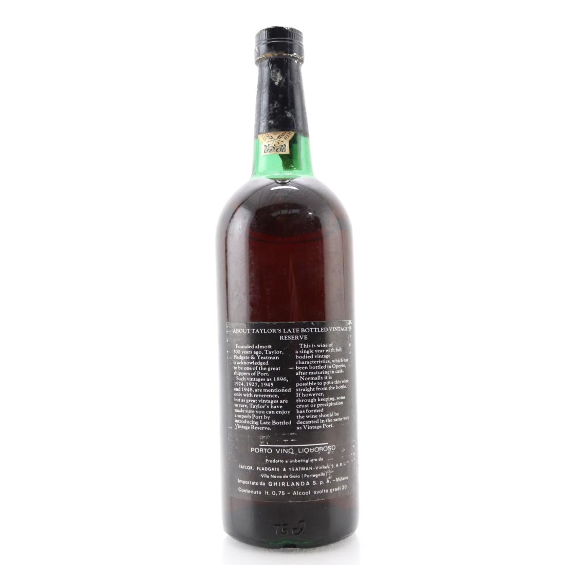 Image for Taylor's 1969 LBV Reserve Port