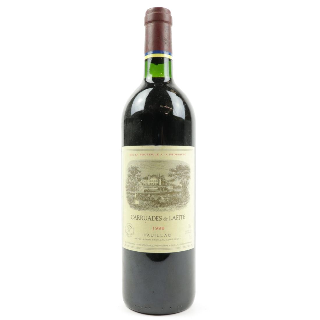 Image for Carruades De Lafite 1998 Pauillac