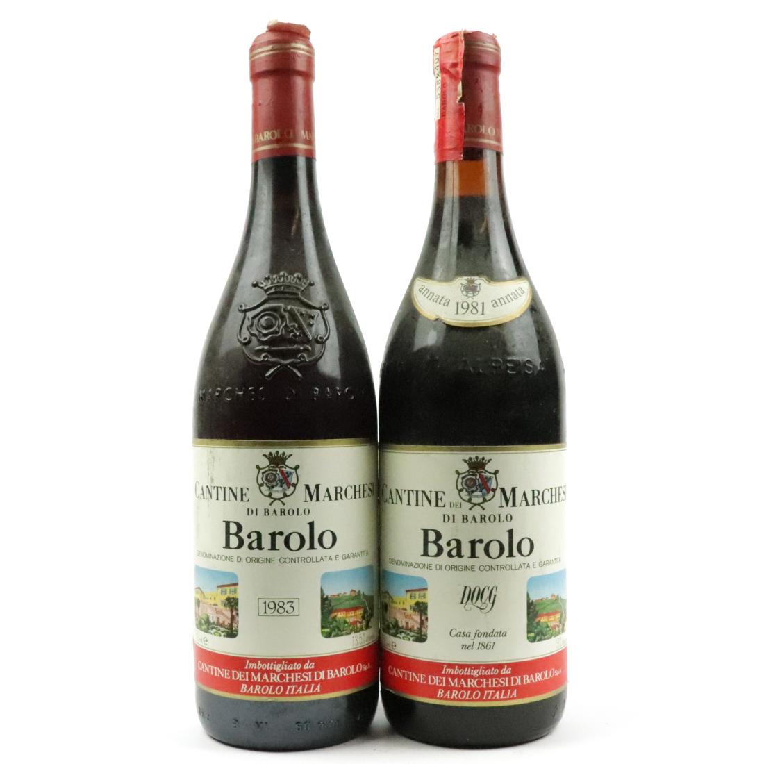Image for Marchesi Di Barolo 1981 & 1983 Barolo