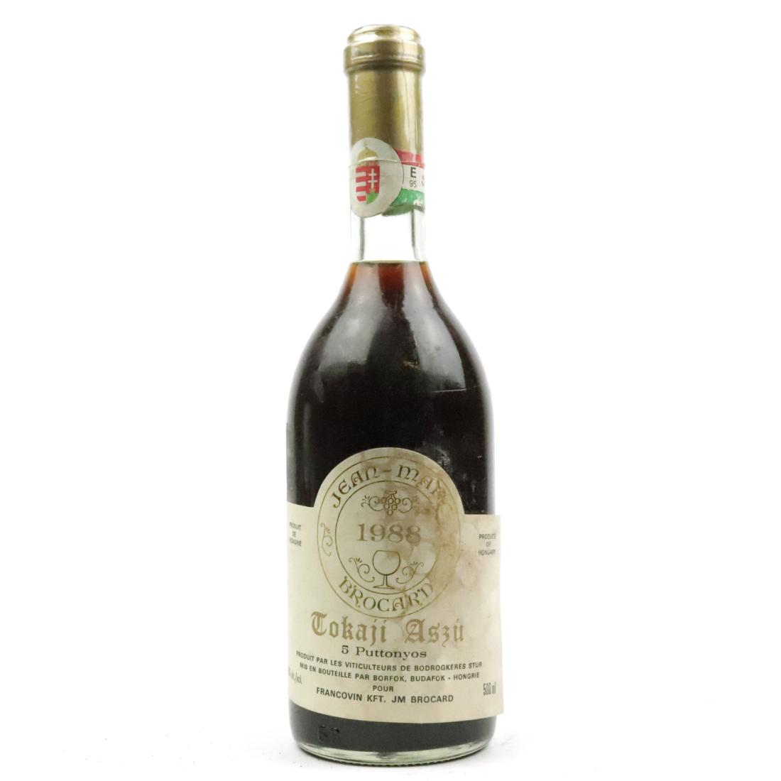 Image for J.M.Brocard 5 Puttonos 1988 Tokaji Aszu