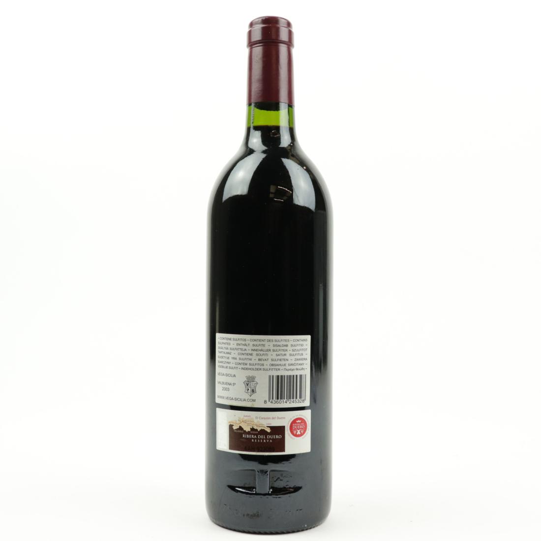 Image for Vega Sicilia Valbuena 5 Ano 2003 Ribera Del Duero