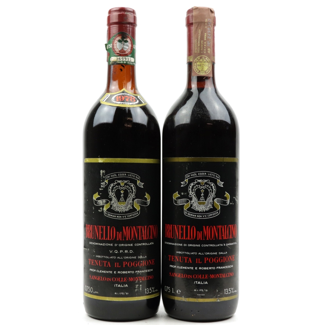 Il Poggione 1978 & NV Brunello di Montalcino 2x75cl