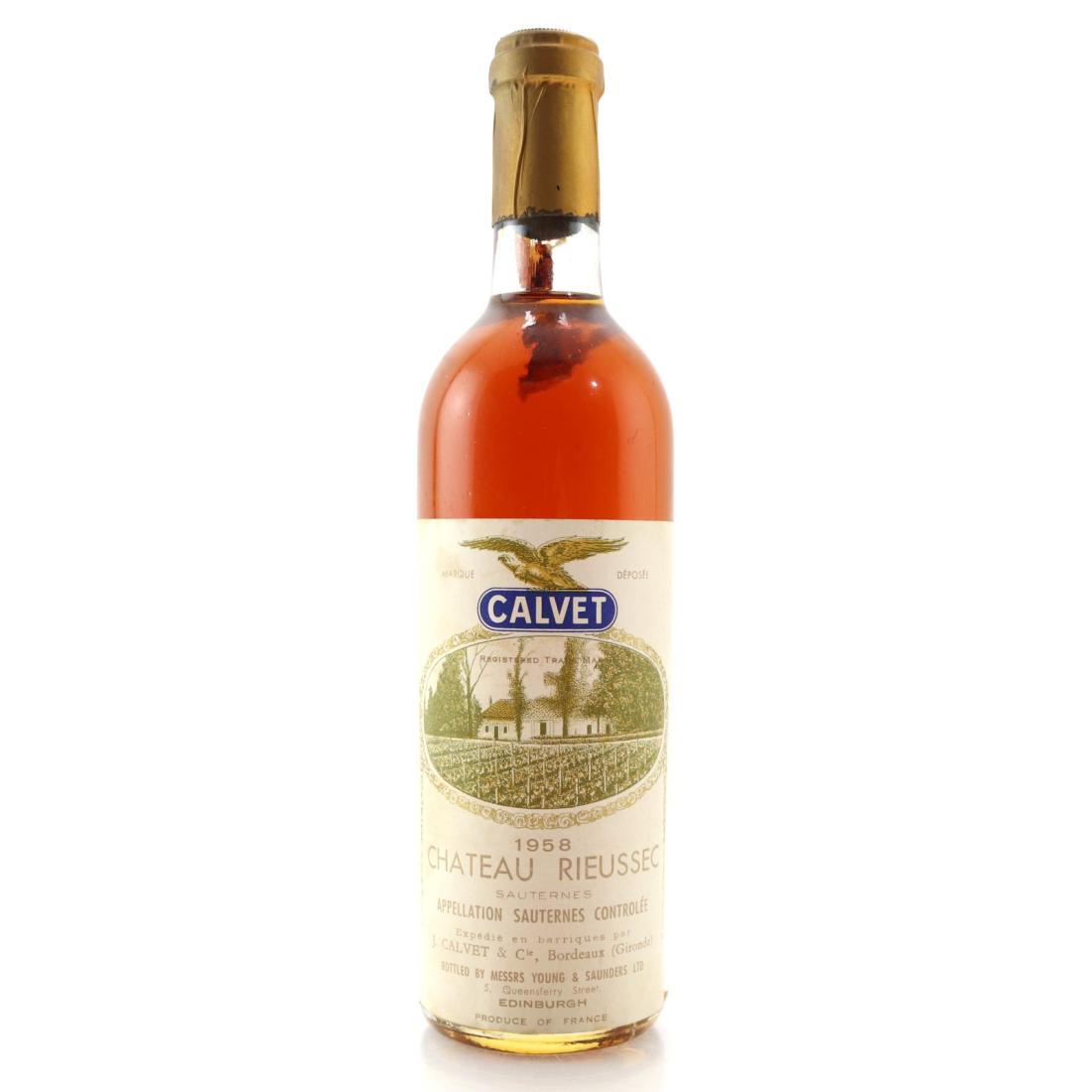 Image for Ch. Rieussec 1958 Sauternes 1er-Cru
