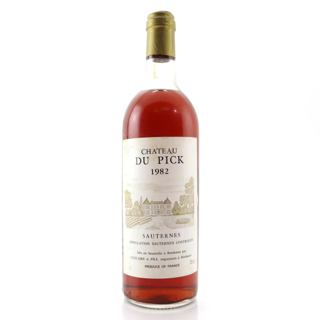 Image for Ch. Du Pick 1982 Sauternes