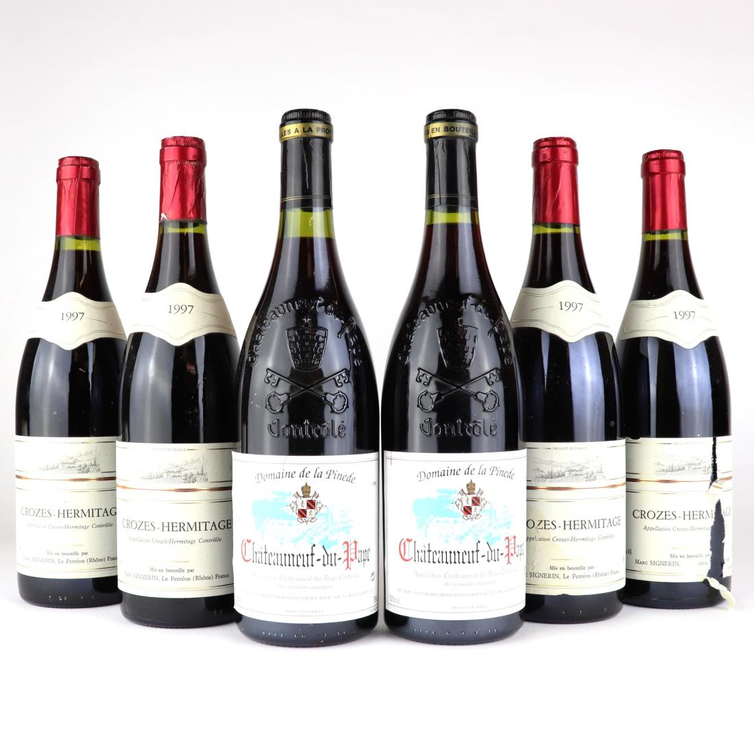 Image for Signerin 1997 Crozes-Hermitage & Dom. De La Pinede 1998 Chateauneuf-Du-Pape