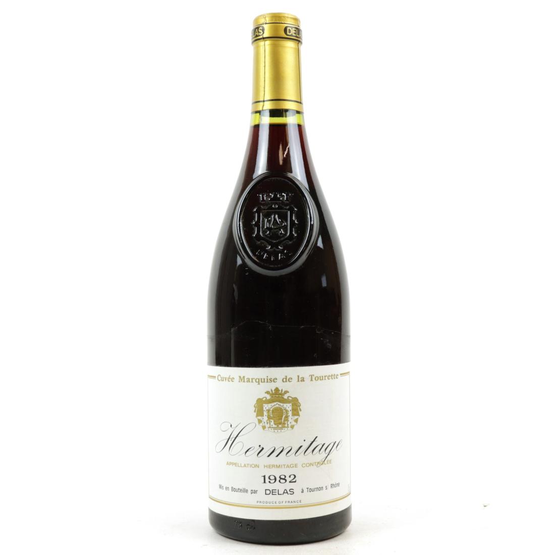 Image for Delas Cuvee Marquise De La Tourette 1982 Hermitage