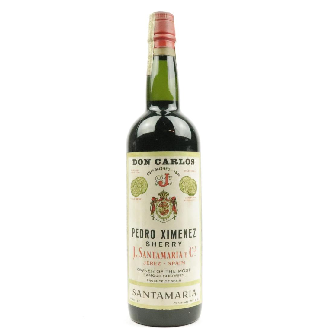Image for J.Santamaria Don Carlos Pedro Ximenez Sherry